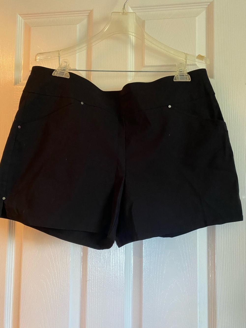 INC Women's Black Stretch Knit Shorts